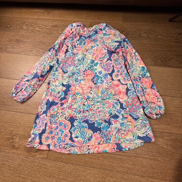 Lilly Pulitzer Willa Tunic Dress in Indigo Gyspea, Size small, Boho, Preppy - Picture 13 of 13